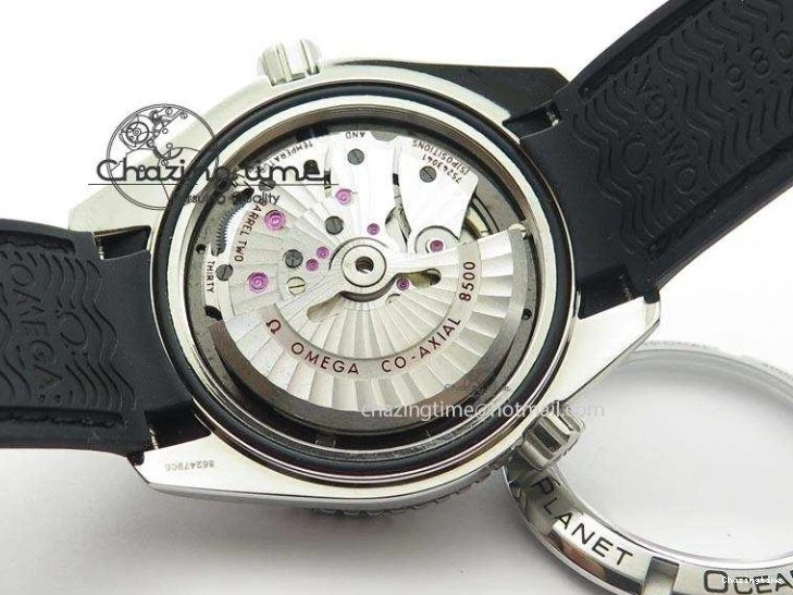 1218 Colorful Planet Ocean SS Bp Maker 45mm Black Bezel On Black Rubber Strap A 8219